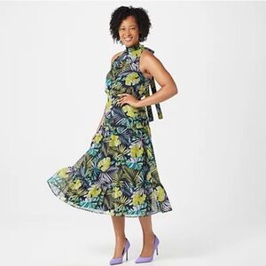 SAM EDELMAN Halter Midi Dress